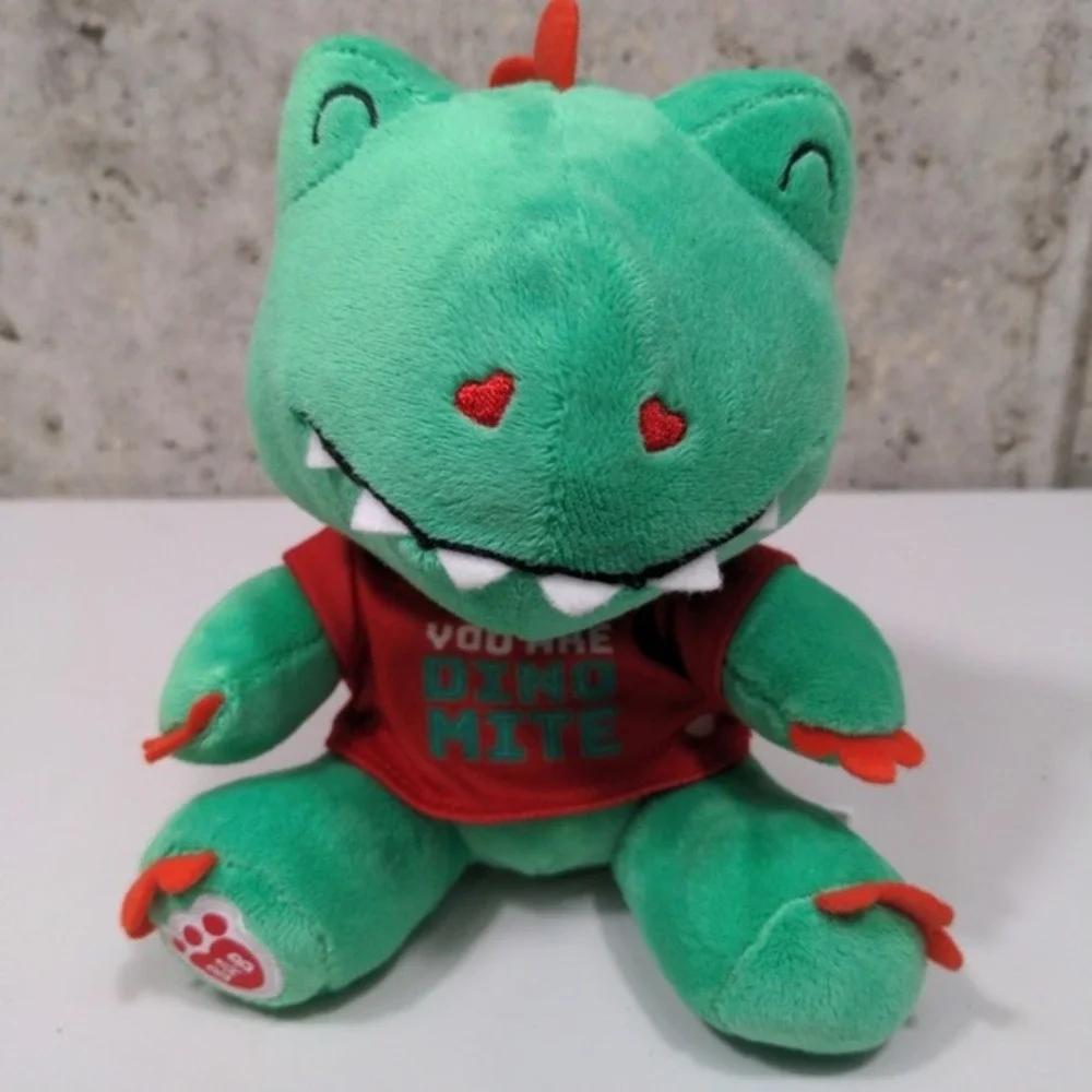 Build-A-Bear BAB Buddy Green‎ T-Rex Dinosaur 7
